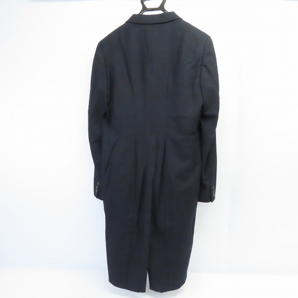 実際に弊社で買取させて頂いたコムデギャルソンオムプリュス×ディストリクトユナイテッドアローズ ストライプ ロングジャケット PR-J069/Lの画像 1枚目