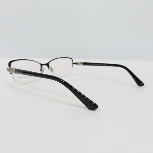 実際に弊社で買取させて頂いたBVLGARI/ブルガリ メガネフレーム アイウェア ブラック 2171-B 239の画像 2枚目