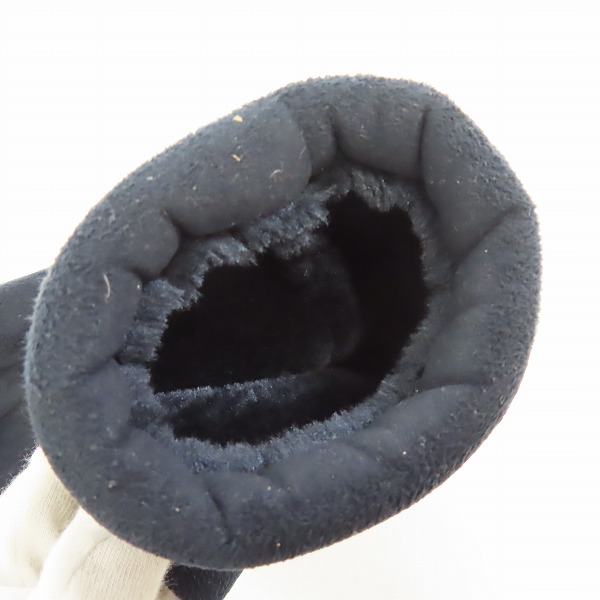 実際に弊社で買取させて頂いたCALEE/キャリー カウレザー ホーンボタン ムートンコート/ジャケット/Sの画像 5枚目