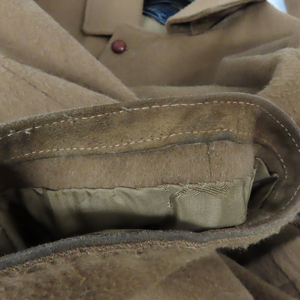 実際に弊社で買取させて頂いたBURBERRYS/バーバリーズ メルトン ウール チェスターコート/54の画像 9枚目