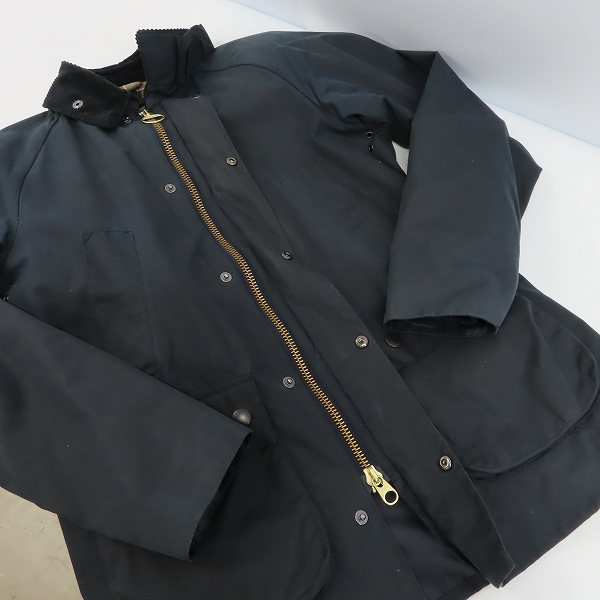 実際に弊社で買取させて頂いたBarbour/バブアー BEDALE SL/ビデイル スリムフィット オイルドジャケット 1602130/38の画像 2枚目