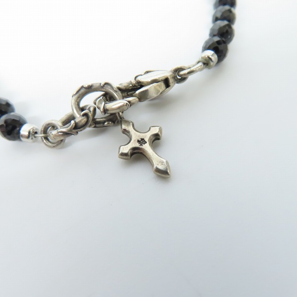 実際に弊社で買取させて頂いた【ギャラ付】Bloody Mary/ブラッディマリー ARKADIA Ritual リチュアル ブラックスピネル ブレスレット/19cmの画像 5枚目