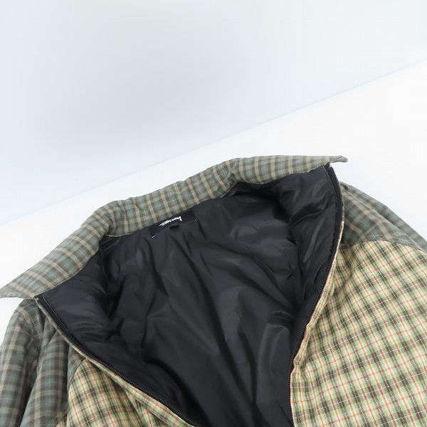 STUSSY/ステューシー Plaid Fill Jacket 中綿ジャケット チェック柄