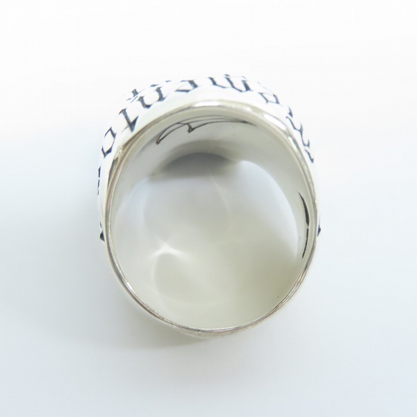 実際に弊社で買取させて頂いたCRAZY PIG/クレイジーピッグ MEMENTO MORI SKULL RING/メメントモリ スカルリング 22号の画像 4枚目