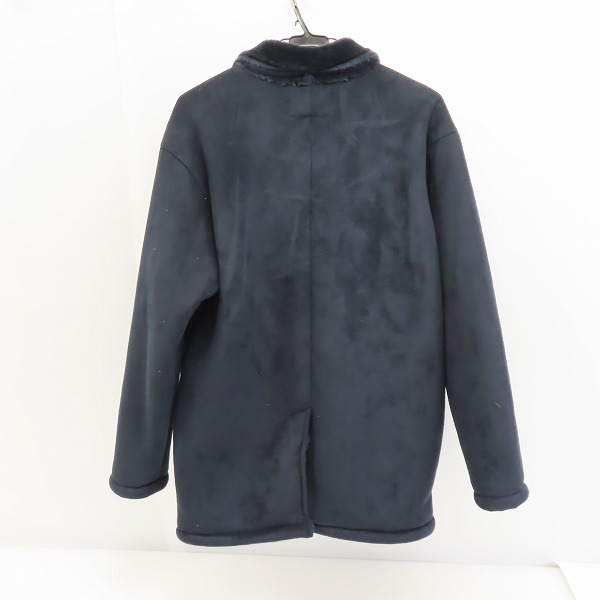 実際に弊社で買取させて頂いたCALEE/キャリー カウレザー ホーンボタン ムートンコート/ジャケット/Sの画像 1枚目