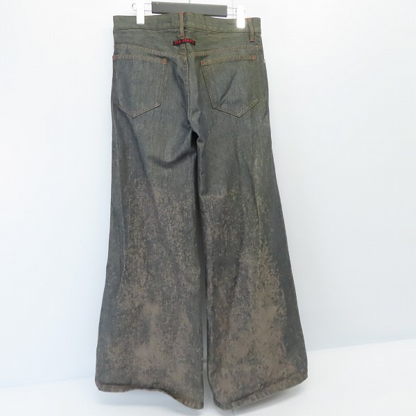 実際に弊社で買取させて頂いたJEAN PAUL GAULTIER JEANS/ジャンポール ゴルチエ ジーンズ ブリーチ加工 ブーツカットデニムパンツ 48の画像 1枚目