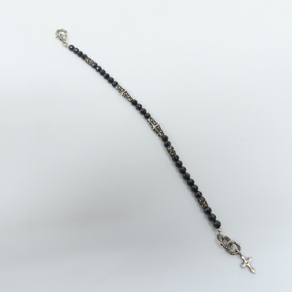 実際に弊社で買取させて頂いた【ギャラ付】Bloody Mary/ブラッディマリー ARKADIA Ritual リチュアル ブラックスピネル ブレスレット/19cmの画像 7枚目