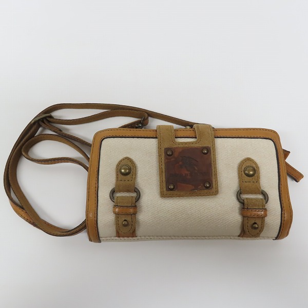 実際に弊社で買取させて頂いたBURBERRY BLUELABEL/バーバリーブルーレーベル ショルダーウォレット