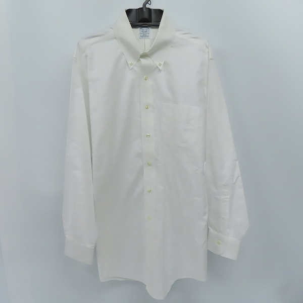 実際に弊社で買取させて頂いたBrooks Brothers/ブルックスブラザーズ B.D.シャツ ホワイト 16.5-33