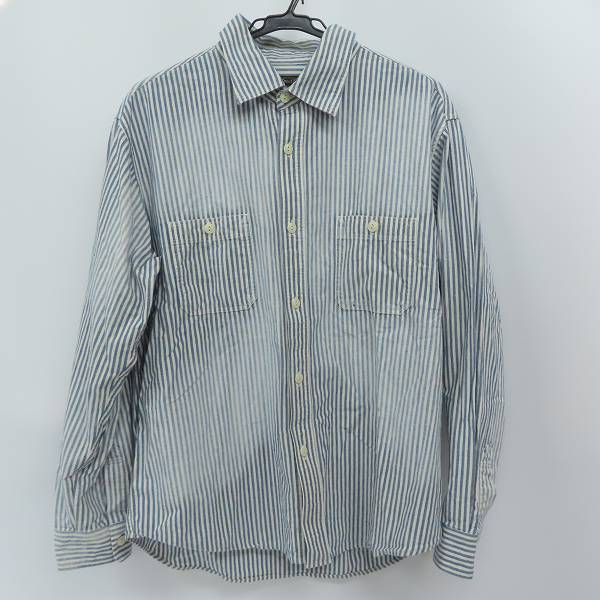 実際に弊社で買取させて頂いたSUGAR CANE/シュガーケーン インディゴタンガリー ストライプ ネルシャツ 長袖シャツ SC28442/L