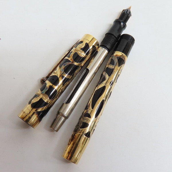 実際に弊社で買取させて頂いたSHEAFFER/シェーファー 万年筆/ペン先 14K 585/ノスタルジアの画像 8枚目