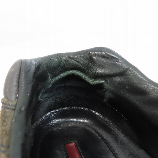 実際に弊社で買取させて頂いた【観賞用】PRADA/プラダ ローカットスニーカー レザー×ナイロン 4E2152/6の画像 6枚目