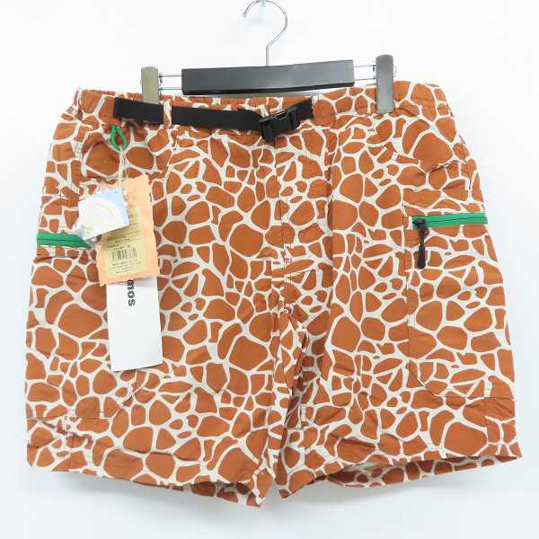 実際に弊社で買取させて頂いた【未使用】GRIP SWANY/グリップスワニー 20SS ATMOS別注 キリン柄ナイロンギアショーツ/XL