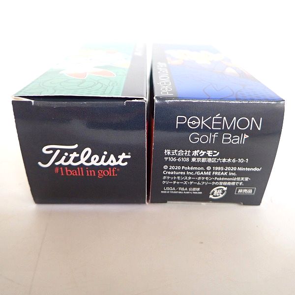 実際に弊社で買取させて頂いた【未使用】Titleist/タイトリスト PRO V1 Pokemon Golf Ball/ポケモン ゴルフボール6個セットの画像 3枚目