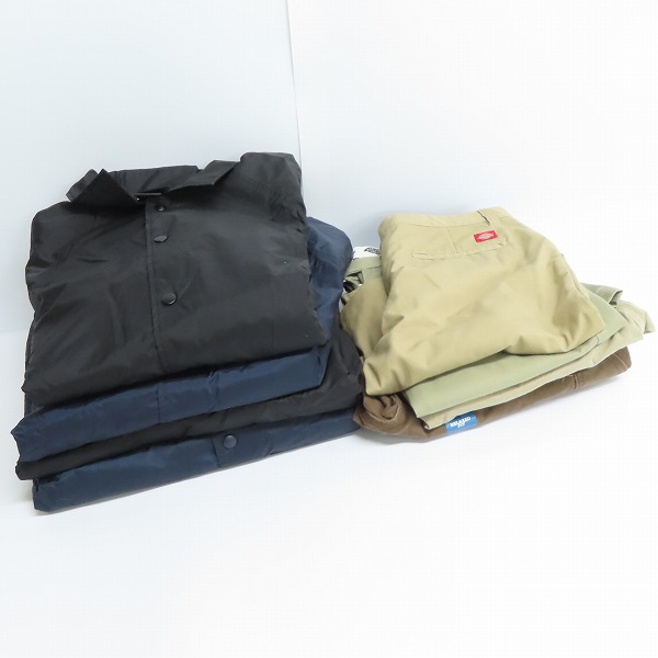 実際に弊社で買取させて頂いた【おまとめ9点/未使用含む】Dickies/ディッキーズ ナイロン コーチジャケット/ハーフパンツ/ワークパンツ/チノパンの画像 8枚目