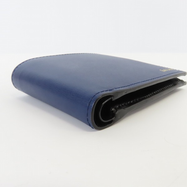 実際に弊社で買取させて頂いたPaulSmith/ポールスミス 二つ折り財布 ネイビーの画像 2枚目