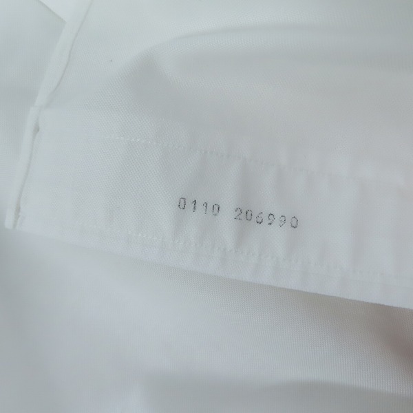 実際に弊社で買取させて頂いたBrooks Brothers/ブルックスブラザーズ B.D.シャツ ホワイト 16.5-33の画像 5枚目