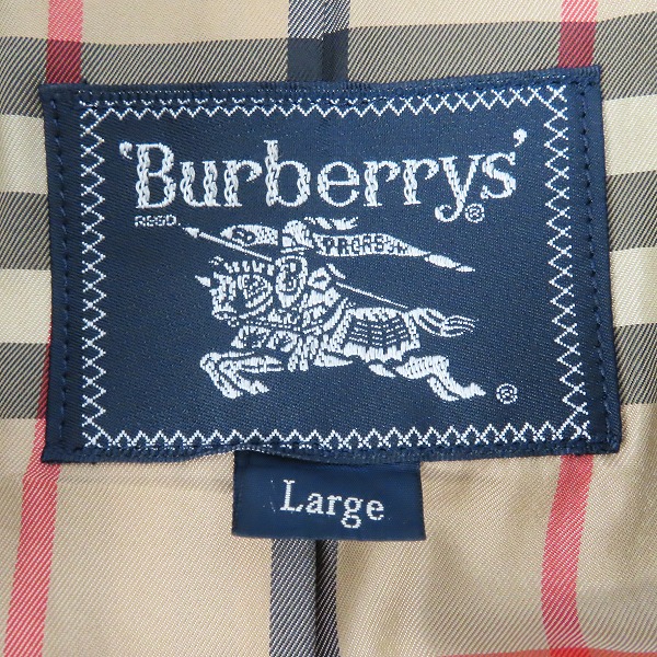 実際に弊社で買取させて頂いたBurberrys/バーバリー レザーブルゾン/Lの画像 2枚目