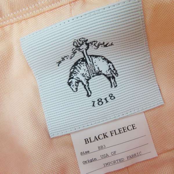 実際に弊社で買取させて頂いたBLACK FLEECE by Brooks Brothers/ブラックフリース ブルックスブラザーズ ボタンダウン 長袖シャツ ピンク系/BB3の画像 2枚目
