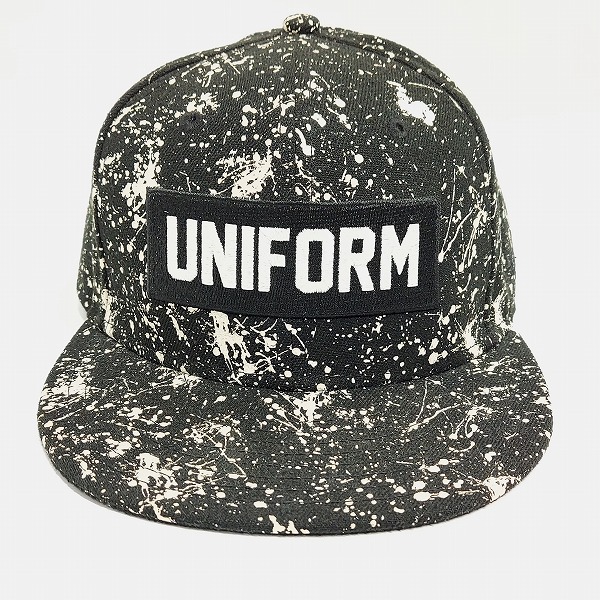 実際に弊社で買取させて頂いたNEW ERA×uniform experiment/ニューエラ×ユニフォームエクスペリメント SNAP BACK DRIPPING CAPドリッピング キャップの画像 1枚目