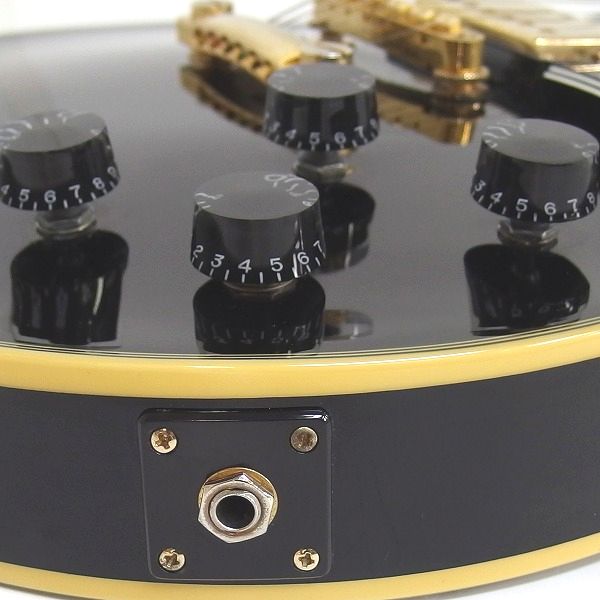 実際に弊社で買取させて頂いた★Epiphone/エピフォン Les Paul Custom Pro/レスポールカスタム プロ コイルタップ＆フェイズ・コントロール搭載の画像 7枚目
