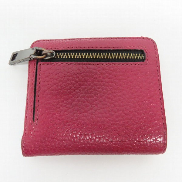実際に弊社で買取させて頂いたMARC JACOBS/マークジェイコブス レザー 二つ折り財布/コンパクトウォレットの画像 1枚目