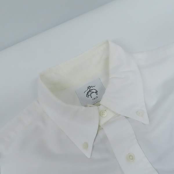 実際に弊社で買取させて頂いたBLACK FLEECE by Brooks Brothers/ブラックフリース ブルックスブラザーズ ボタンカラーシャツ ホワイト/BB4の画像 5枚目