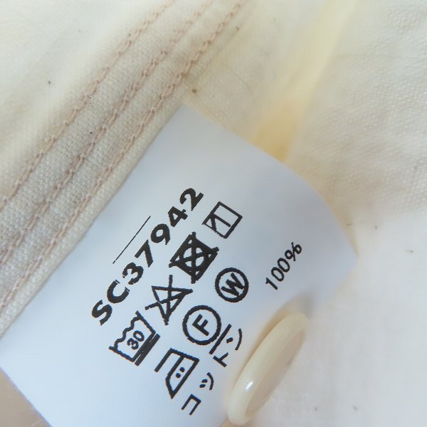 実際に弊社で買取させて頂いたSUGAR CANE/シュガーケーン  ホワイトシャンブレー ワークシャツ 半袖シャツ SC37942/XLの画像 3枚目