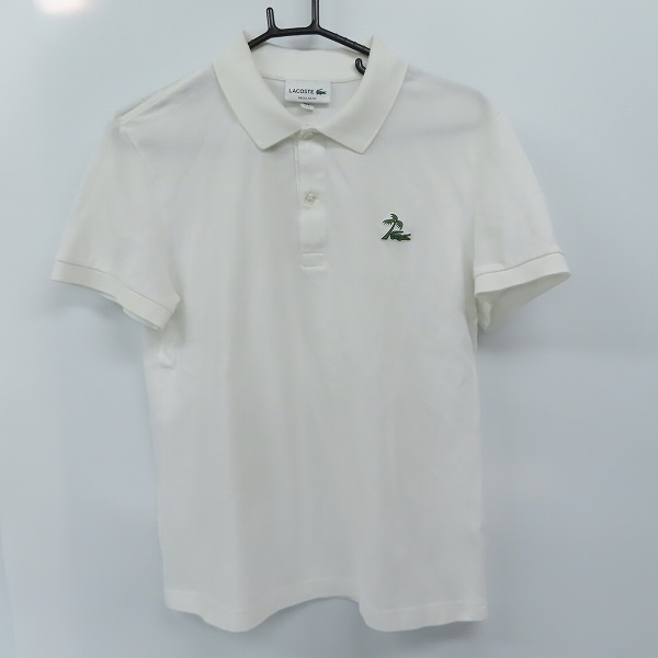 実際に弊社で買取させて頂いたLACOSTE/ラコステ パームツリーロゴ 鹿の子ポロシャツ PH4258/M