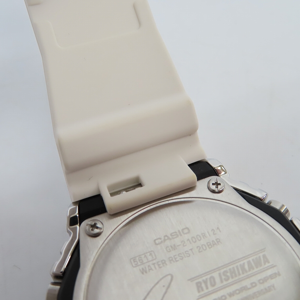 実際に弊社で買取させて頂いたG-SHOCK × RYO ISHIKAWA/ジーショック × 石川遼 SIGNATURE MODEL/シグネチャーモデル GM-2100RI21-7AJRの画像 7枚目