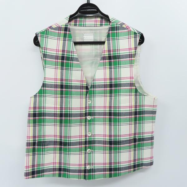 実際に弊社で買取させて頂いたBLACK FLEECE by Brooks Brothers/ブラックフリース ブルックスブラザーズ マドラスチェック ベスト/BB4