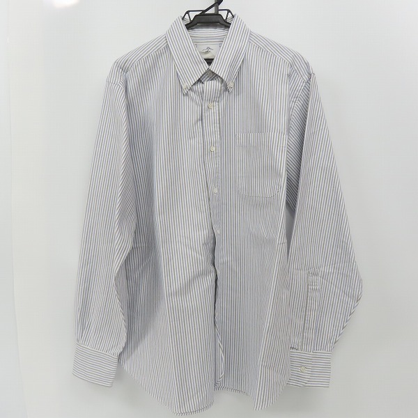 実際に弊社で買取させて頂いたBLACK FLEECE by Brooks Brothers/ブラックフリースバイ ブルックスブラザーズ ストライプ ロングスリーブシャツ/BB4