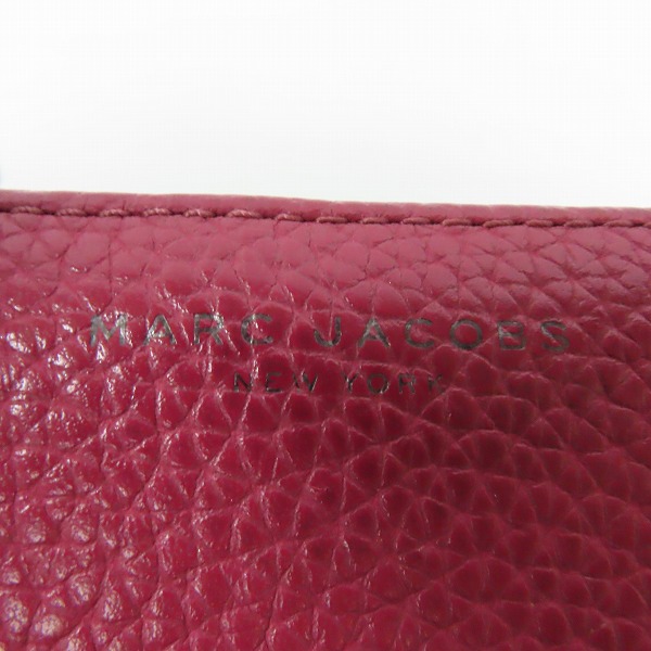 実際に弊社で買取させて頂いたMARC JACOBS/マークジェイコブス レザー 二つ折り財布/コンパクトウォレットの画像 4枚目