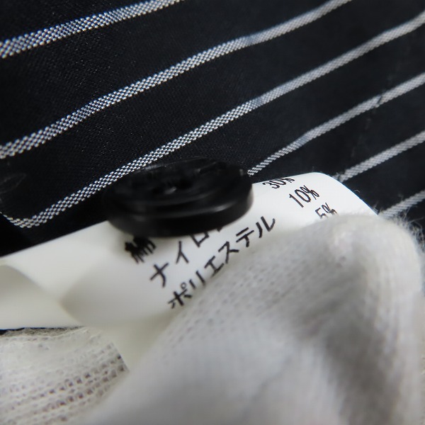実際に弊社で買取させて頂いたCRIMIE/クライミー 刺繡 ストライプ OPカラーシャツ/XLの画像 4枚目