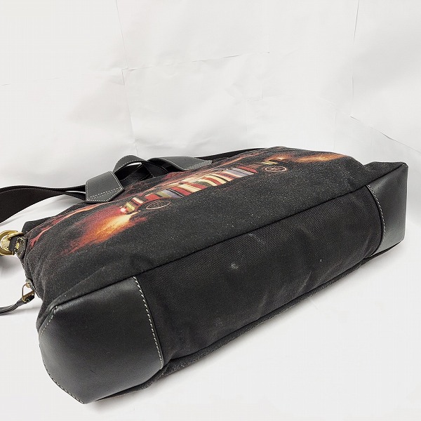 実際に弊社で買取させて頂いたPaul Smith/ポールスミス マルチストライプ ミニクーパー 転写プリント ボストン/ショルダーバッグの画像 3枚目