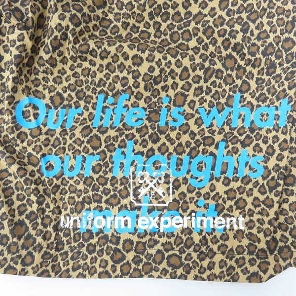 実際に弊社で買取させて頂いた【未使用】uniform experiment/ユニフォームエクスペリメント 18SS LEOPARD EASY SHORTS/レオパード ショーツ UE-180016/3の画像 6枚目