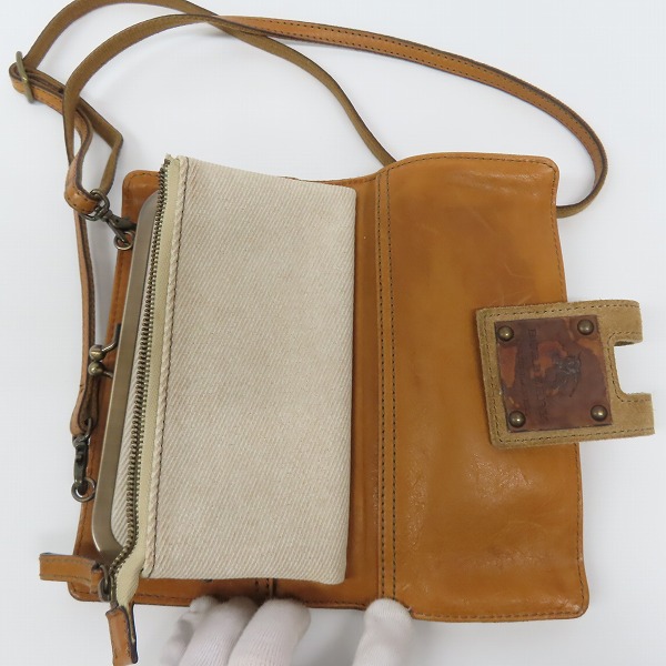 実際に弊社で買取させて頂いたBURBERRY BLUELABEL/バーバリーブルーレーベル ショルダーウォレットの画像 3枚目