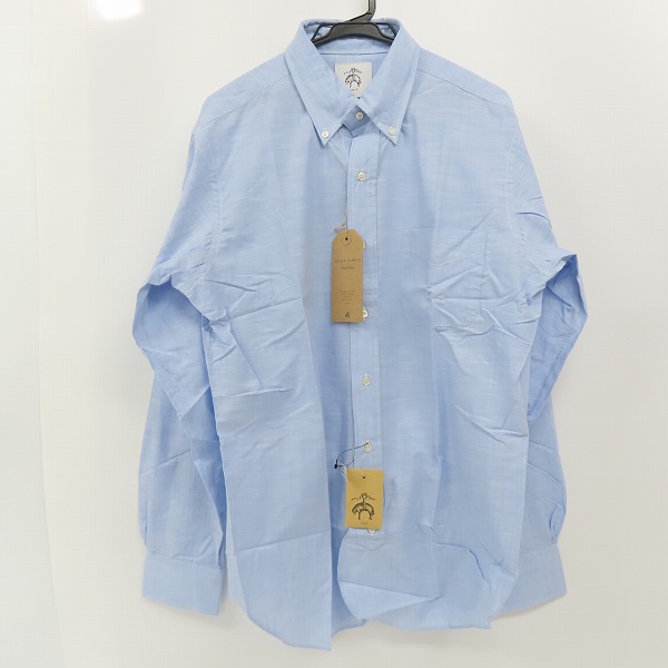 実際に弊社で買取させて頂いた【未使用】BLACK FLEECE by Brooks Brothers/ブラックフリースバイブルックスブラザーズ  B.D.シャツ ブルー/BB3