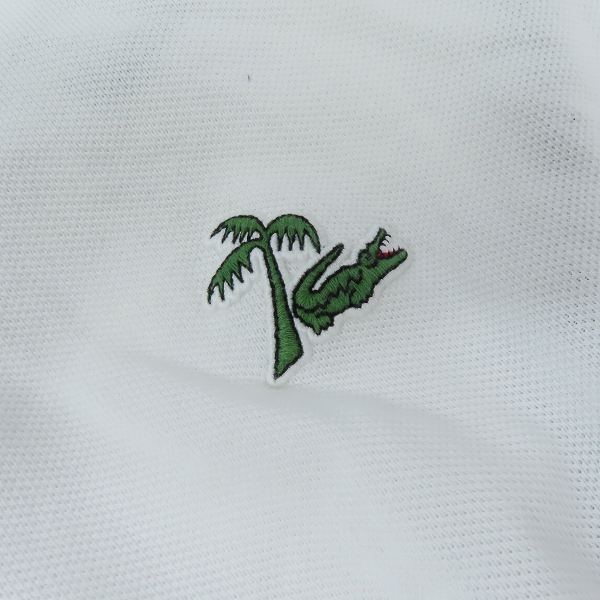 実際に弊社で買取させて頂いたLACOSTE/ラコステ パームツリーロゴ 鹿の子ポロシャツ PH4258/Mの画像 7枚目