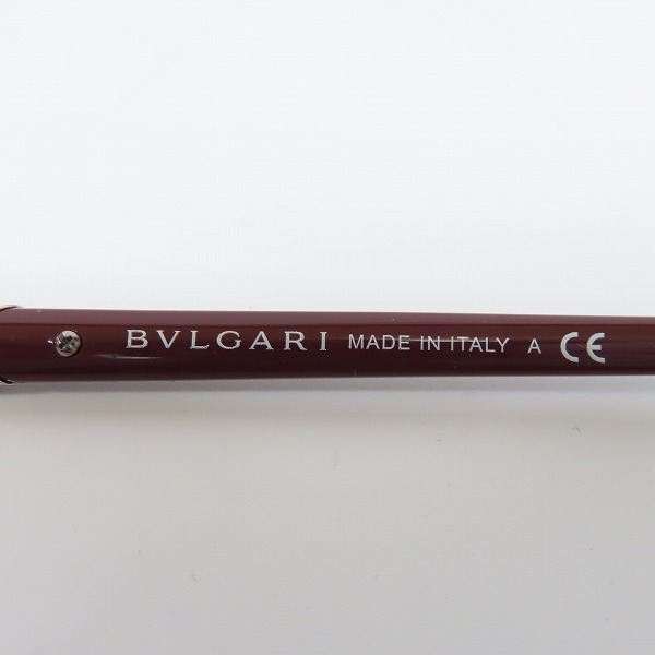 実際に弊社で買取させて頂いたBVLGARI/ブルガリ メガネフレーム アイウェア 2171-B 2002の画像 4枚目