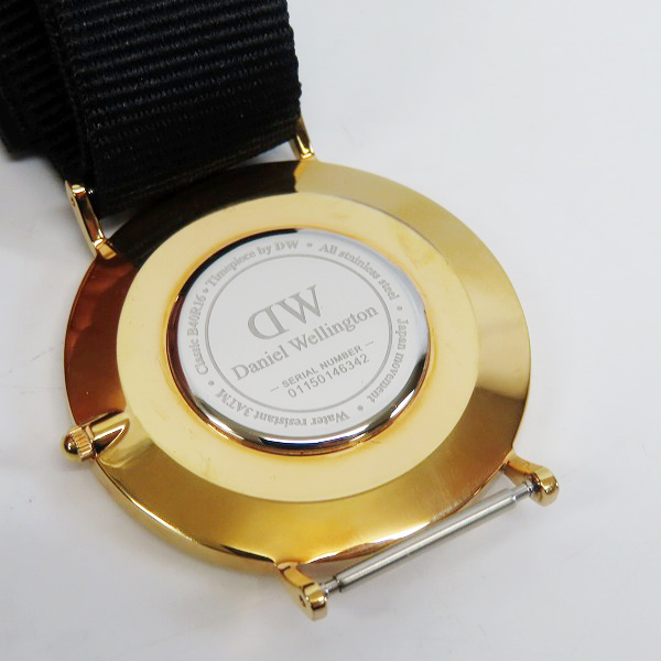 実際に弊社で買取させて頂いたDaniel Wellington/ダニエルウェリントン クォーツ/アナログ 腕時計 DW00100148【動作未確認】の画像 3枚目