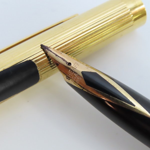 実際に弊社で買取させて頂いたSHEAFFER/シェーファー ゴールド ペン先 14K 万年筆/筆記用具 3点セットの画像 1枚目