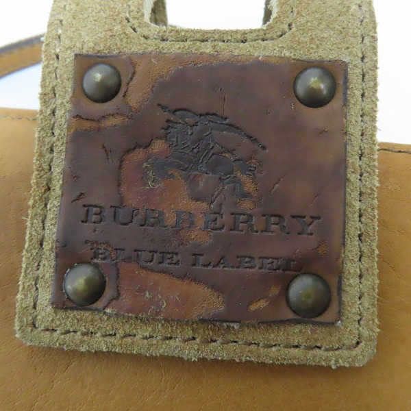 実際に弊社で買取させて頂いたBURBERRY BLUELABEL/バーバリーブルーレーベル ショルダーウォレットの画像 4枚目