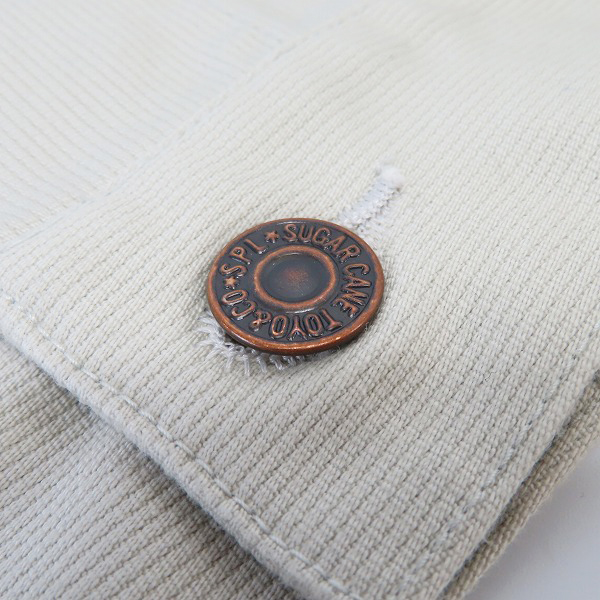 実際に弊社で買取させて頂いたSUGAR CANE/シュガーケーン LOT.025 コットンピケ Ｇジャン/トラッカージャケット/SC13025/36の画像 6枚目