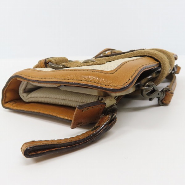 実際に弊社で買取させて頂いたBURBERRY BLUELABEL/バーバリーブルーレーベル ショルダーウォレットの画像 2枚目