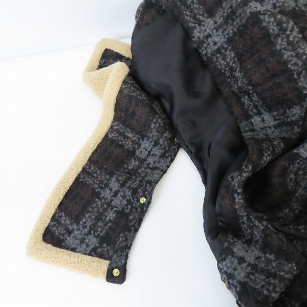 実際に弊社で買取させて頂いたPaul Smith/ポールスミス 着脱 ボア付き フードコート/ジャケット ウール PP-BM-32004/Mの画像 6枚目