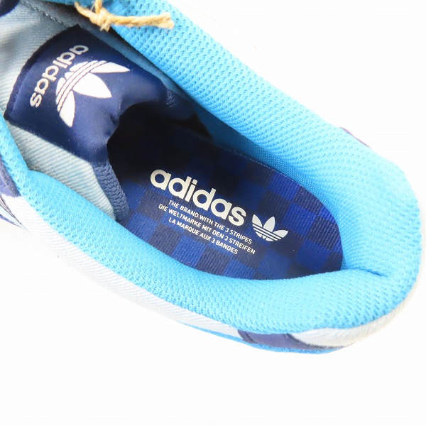 実際に弊社で買取させて頂いた【未使用】adidas×atmos/アディダス×アトモス ZX 8000 DENIM スニーカー/シューズ GW3502/29の画像 4枚目