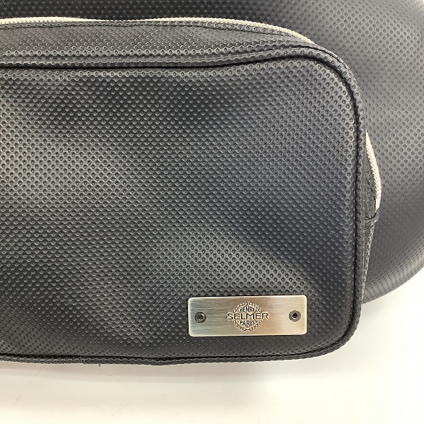 実際に弊社で買取させて頂いた★SELMER/セルマー アルトサックス ケース ブラック 軽量の画像 4枚目