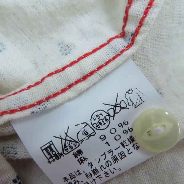 実際に弊社で買取させて頂いた【未使用】SUGAR CANE/シュガーケーン 総柄 バンドカラーシャツ SC36137/Sの画像 3枚目