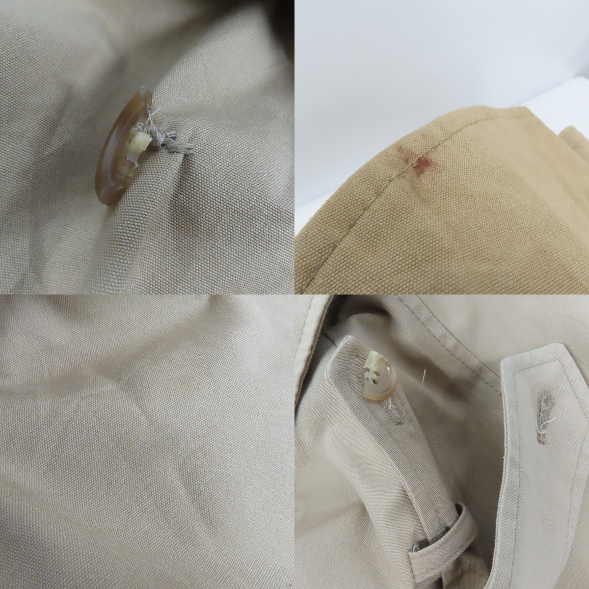 実際に弊社で買取させて頂いたBURBERRYS/バーバリーズ ノバチェック トレンチコート の画像 7枚目